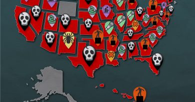 Spooky Season: America’s Biggest Fears . . . Mapped by State