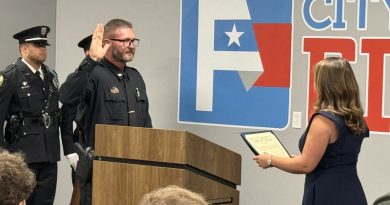 New Findlay Police Chief Justin Hendren Sworn In