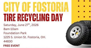 Tire Recycling Day Coming Up In Fostoria