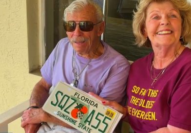 Elderly Woman Gets “Surprise” License Plate Elderly Woman Gets “Surprise” License Plate